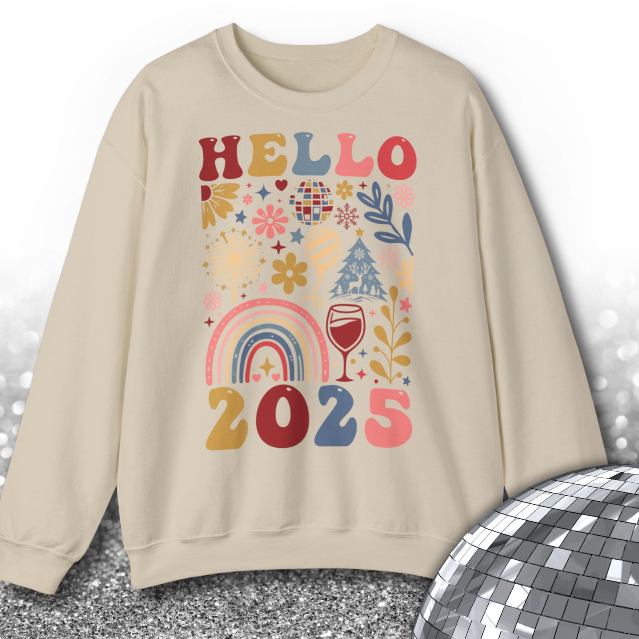 Hello 2025 - Boho Silvester - Unisex Sweatshirt