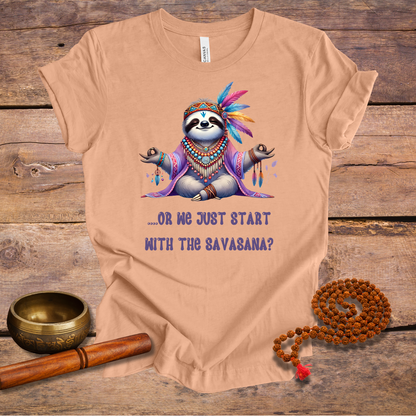 Savasana Sloth - Unisex T-Shirt