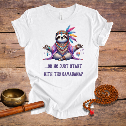 Savasana Sloth - Unisex T-Shirt