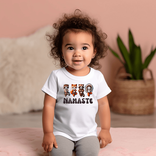 Yoga Tiere - Baby Bio T-Shirt