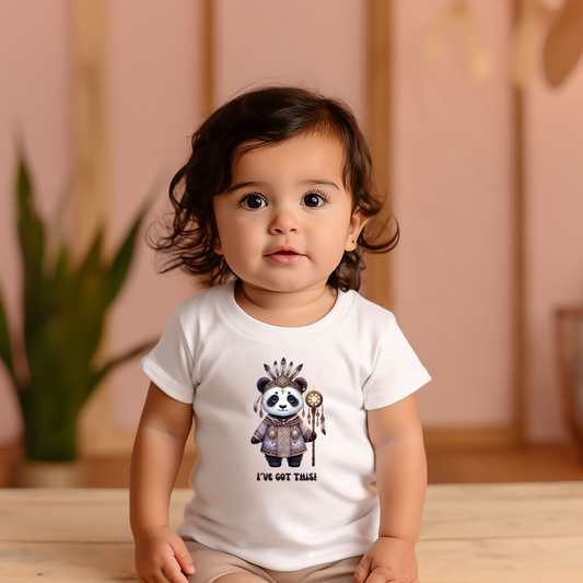 Brave Panda - Baby Bio-T-Shirt