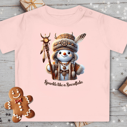 Funkel wie eine Schneeflocke - Baby Bio T-Shirt