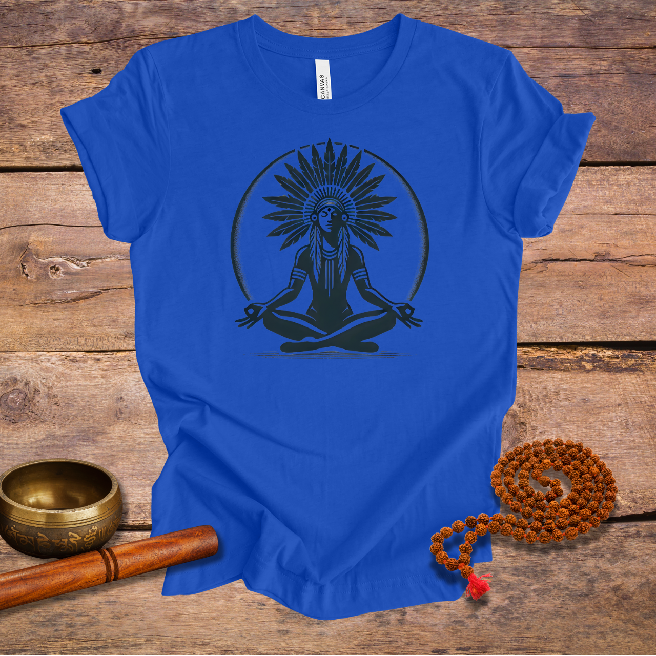 Meditating Shaman - Unisex T-Shirt