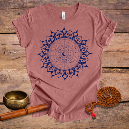 Astrologie Mandala - Unisex T-Shirt