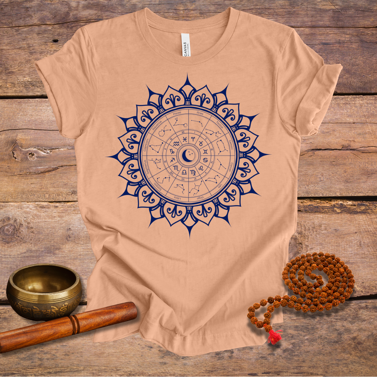 Astrologie Mandala - Unisex T-Shirt