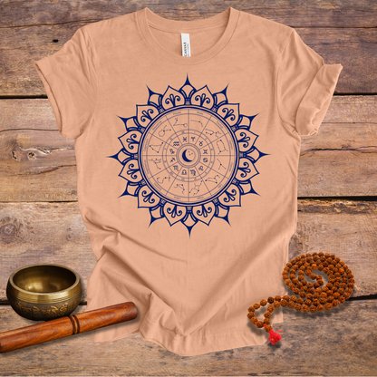 Astrologie Mandala - Unisex T-Shirt