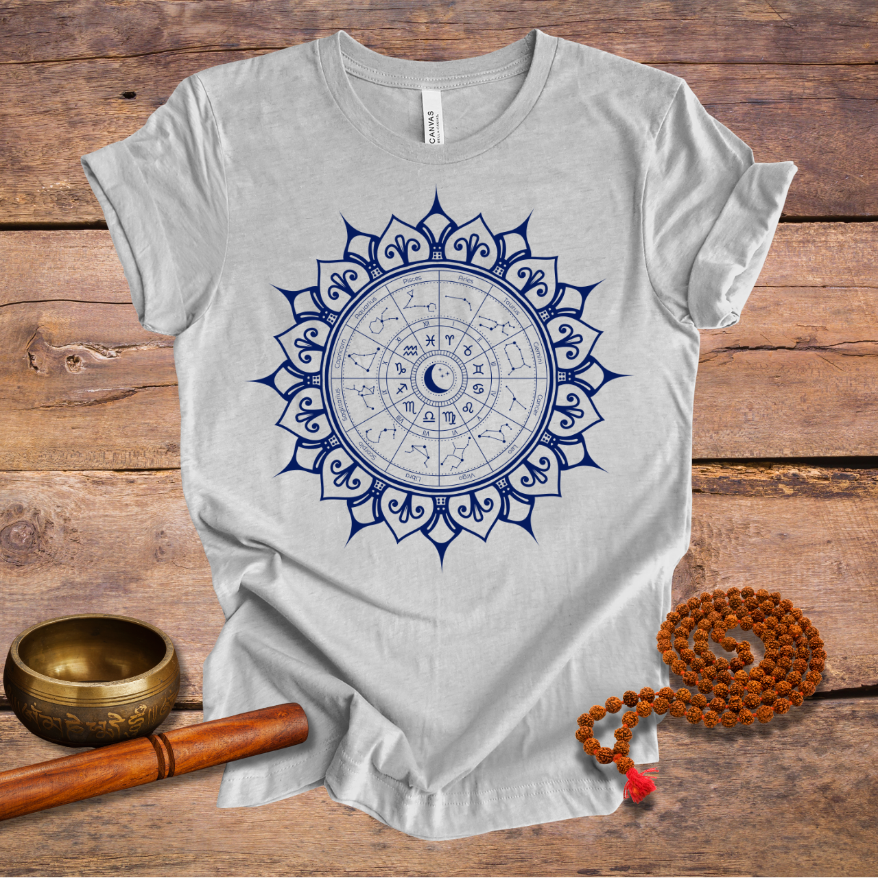 Astrologie Mandala - Unisex T-Shirt