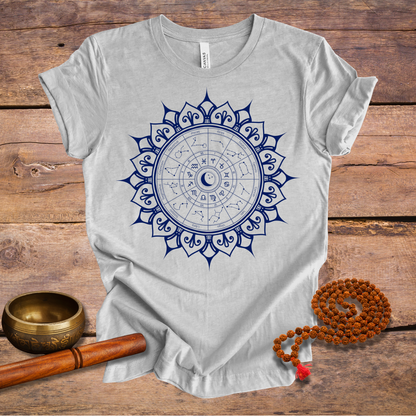 Astrologie Mandala - Unisex T-Shirt