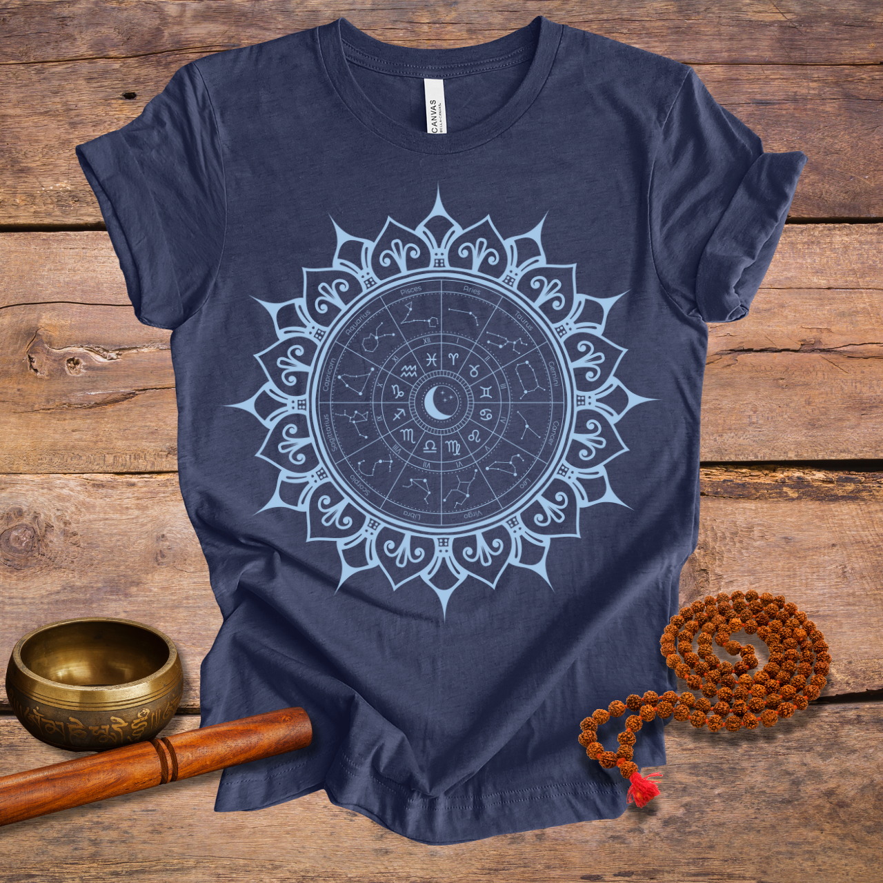 Astrologie Mandala - Unisex T-Shirt