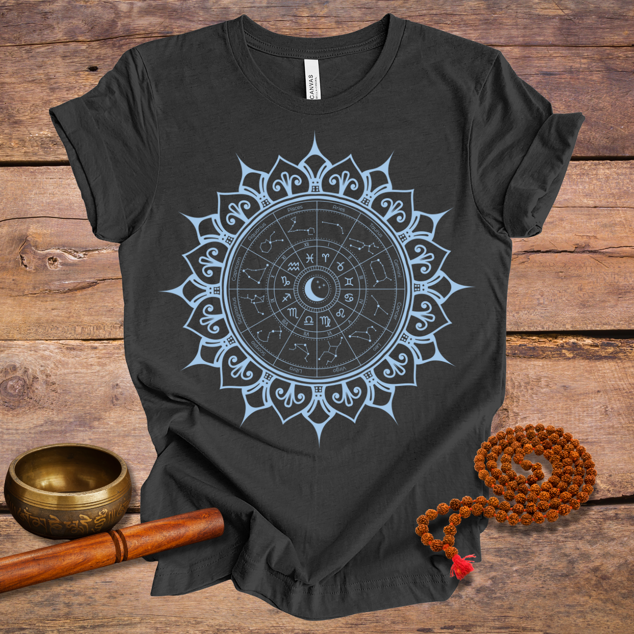 Astrologie Mandala - Unisex T-Shirt