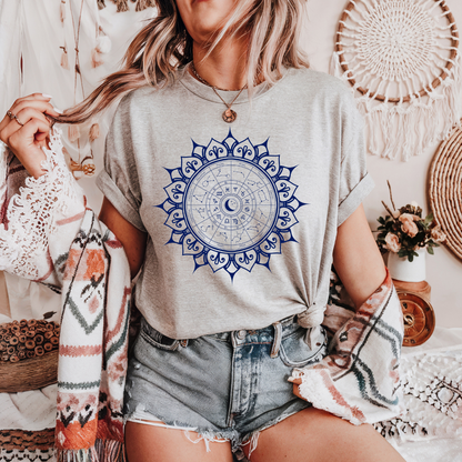 Astrologie Mandala - Unisex T-Shirt