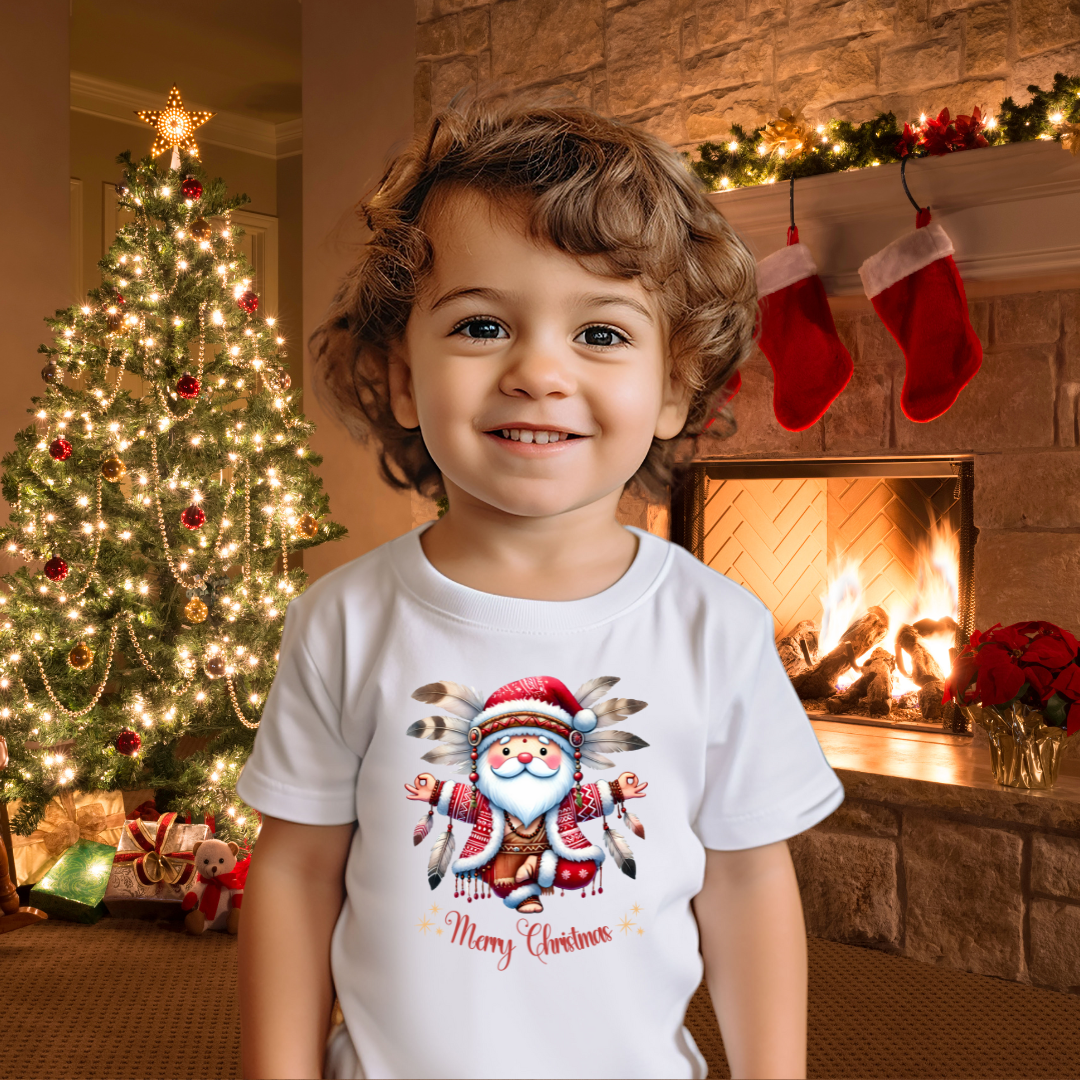 Little Yoga Santa - Organic Baby T-Shirt