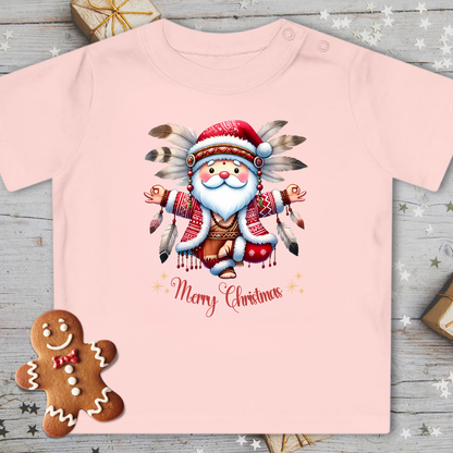 Little Yoga Santa - Organic Baby T-Shirt