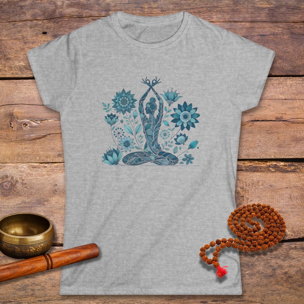 Blue Flowers - Women´s T-Shirt