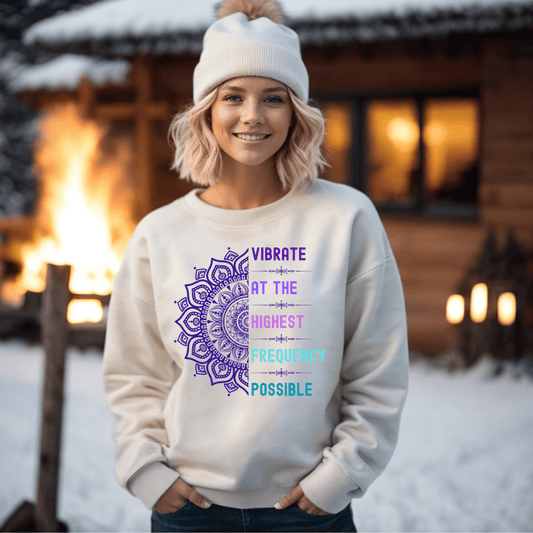 Vibrate high Mandala - Unisex Sweatshirt