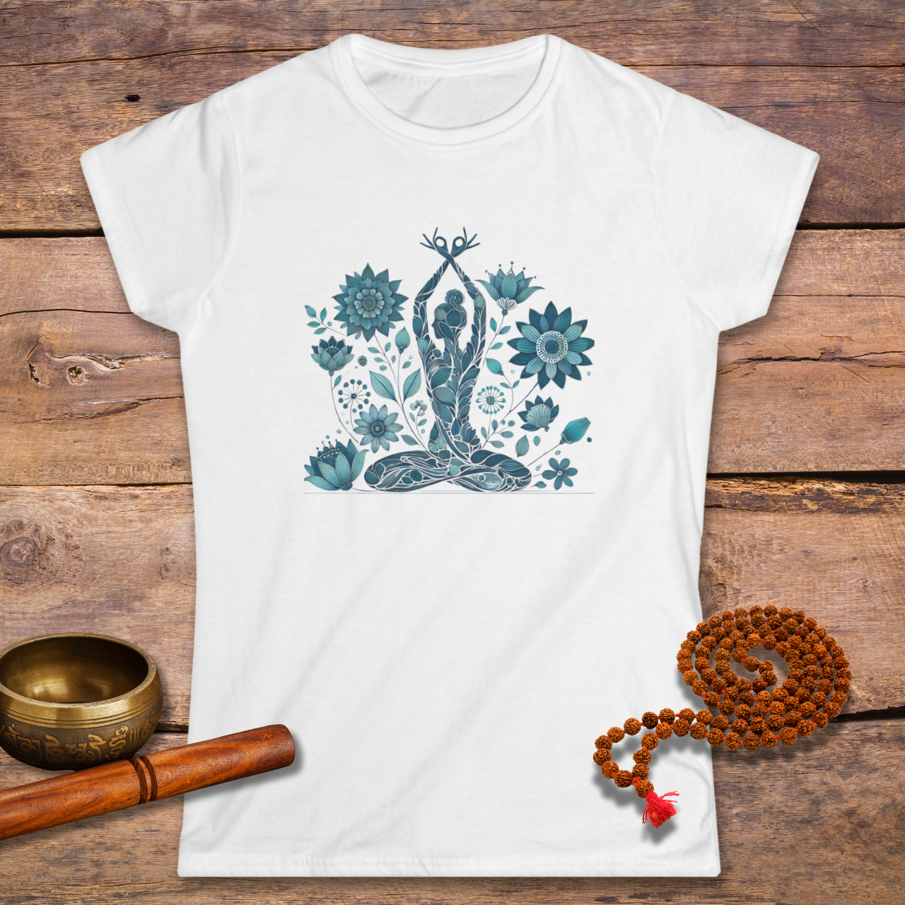 Blue Flowers - Women´s T-Shirt