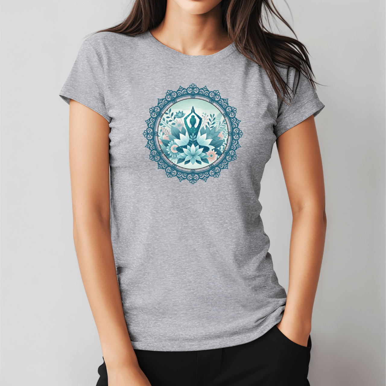 Yoga Flower Mandala - Women´s T-Shirt