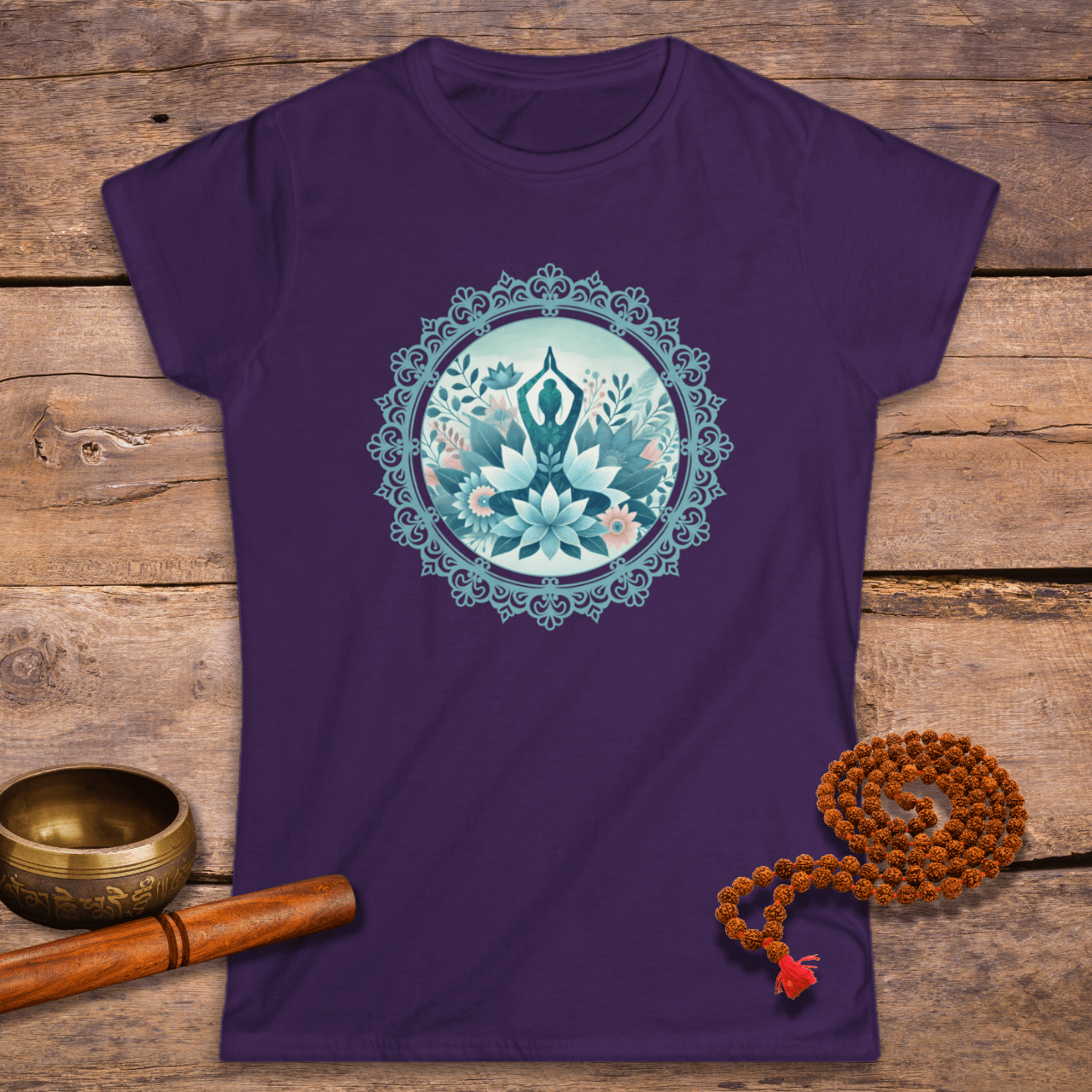 Yoga Flower Mandala - Women´s T-Shirt