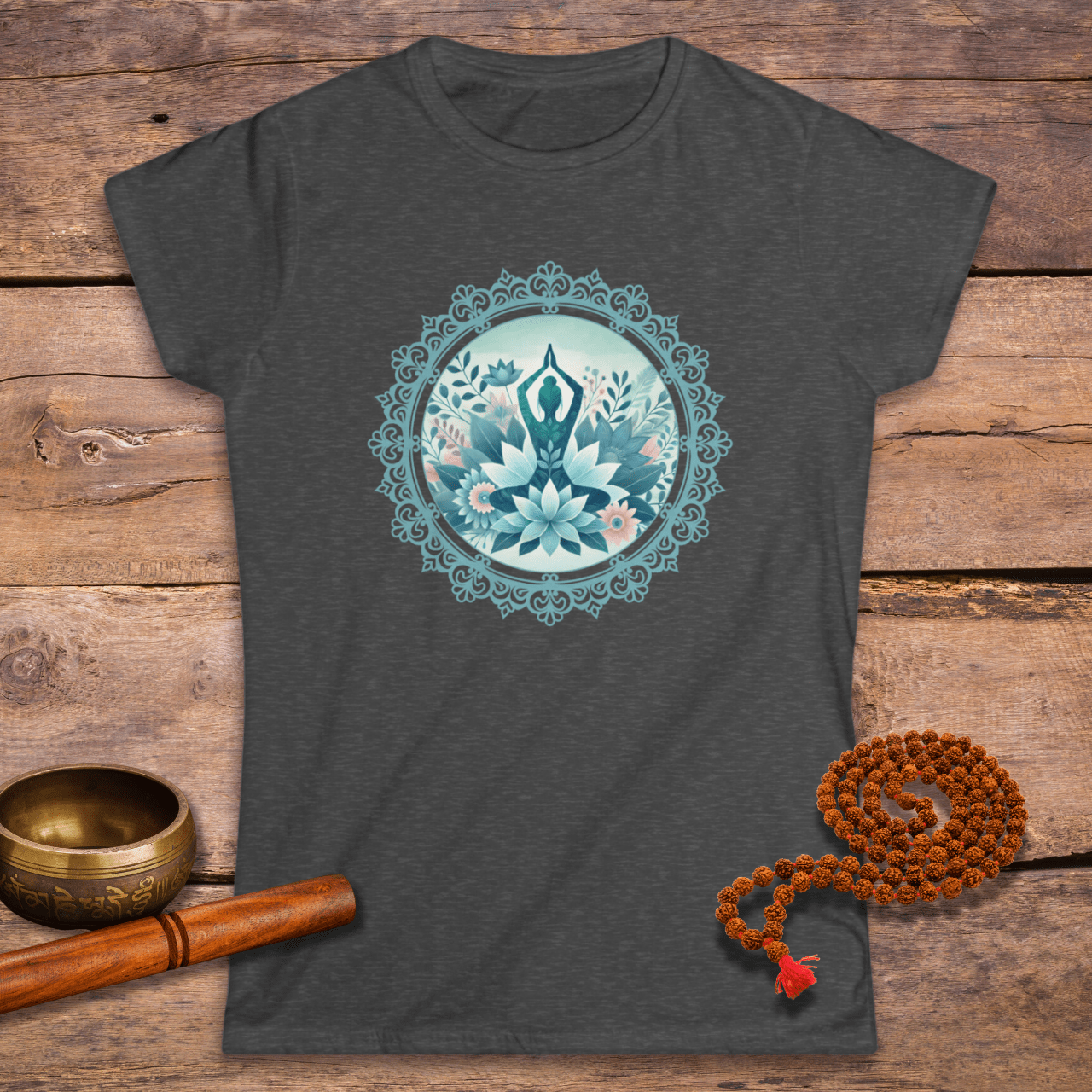 Yoga Flower Mandala - Women´s T-Shirt