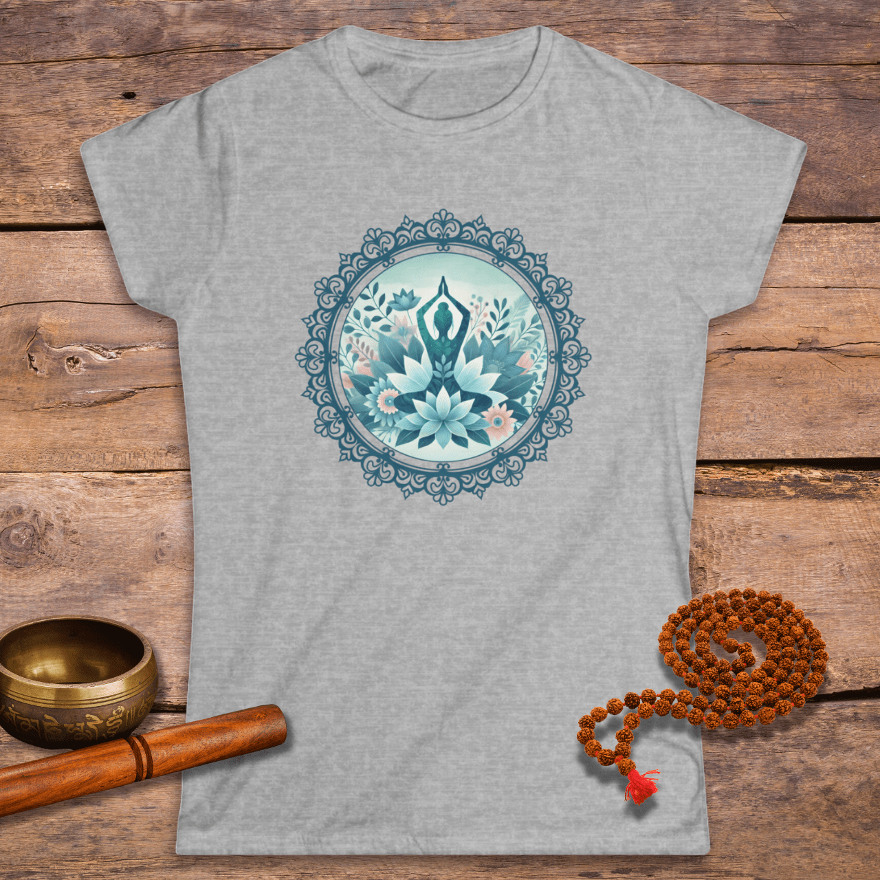 Yoga Flower Mandala - Women´s T-Shirt