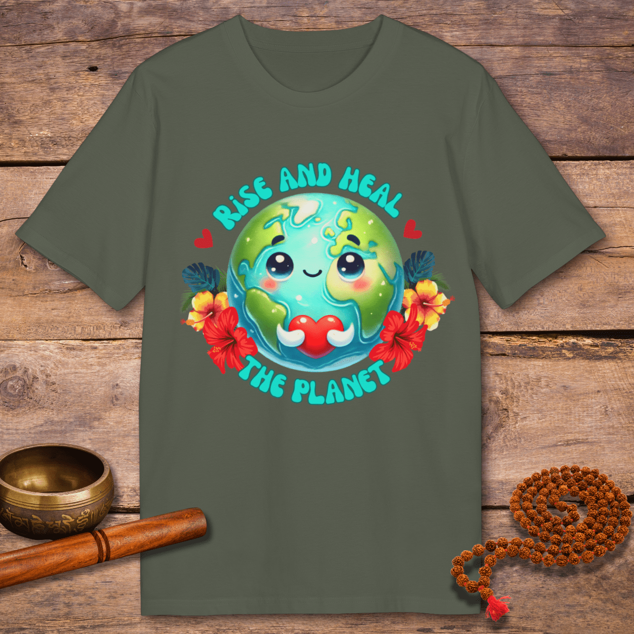 Rise and heal the planet - Organic Unisex T-Shirt