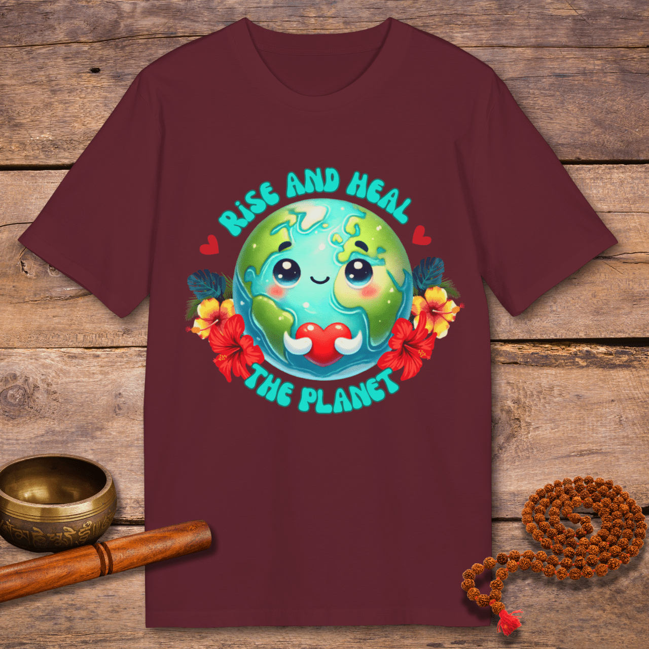 Rise and heal the planet - Organic Unisex T-Shirt