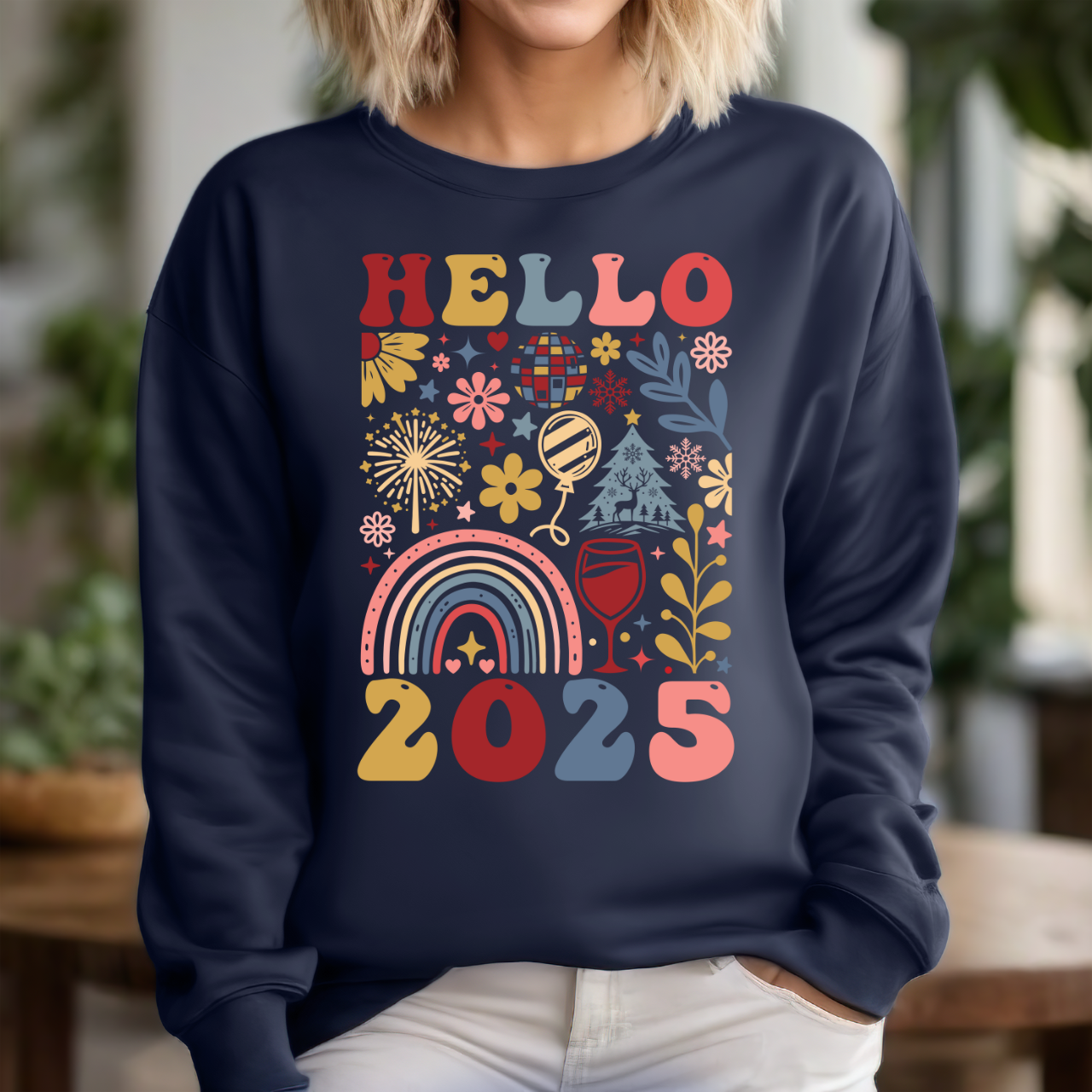 Hello 2025 - Boho Silvester - Unisex Sweatshirt