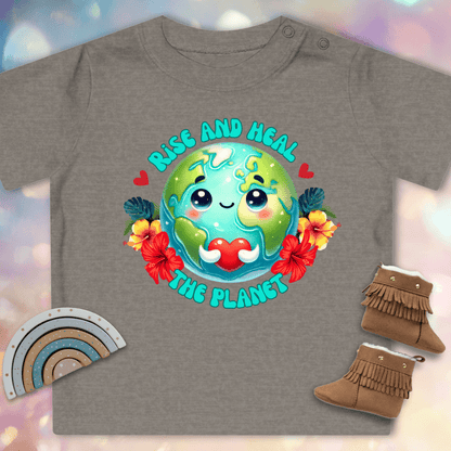 Rise and heal the planet - Organic Baby T-Shirt