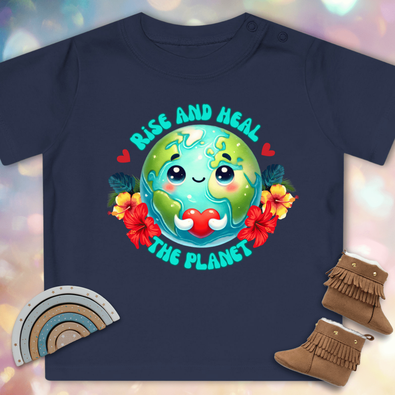 Rise and heal the planet - Organic Baby T-Shirt