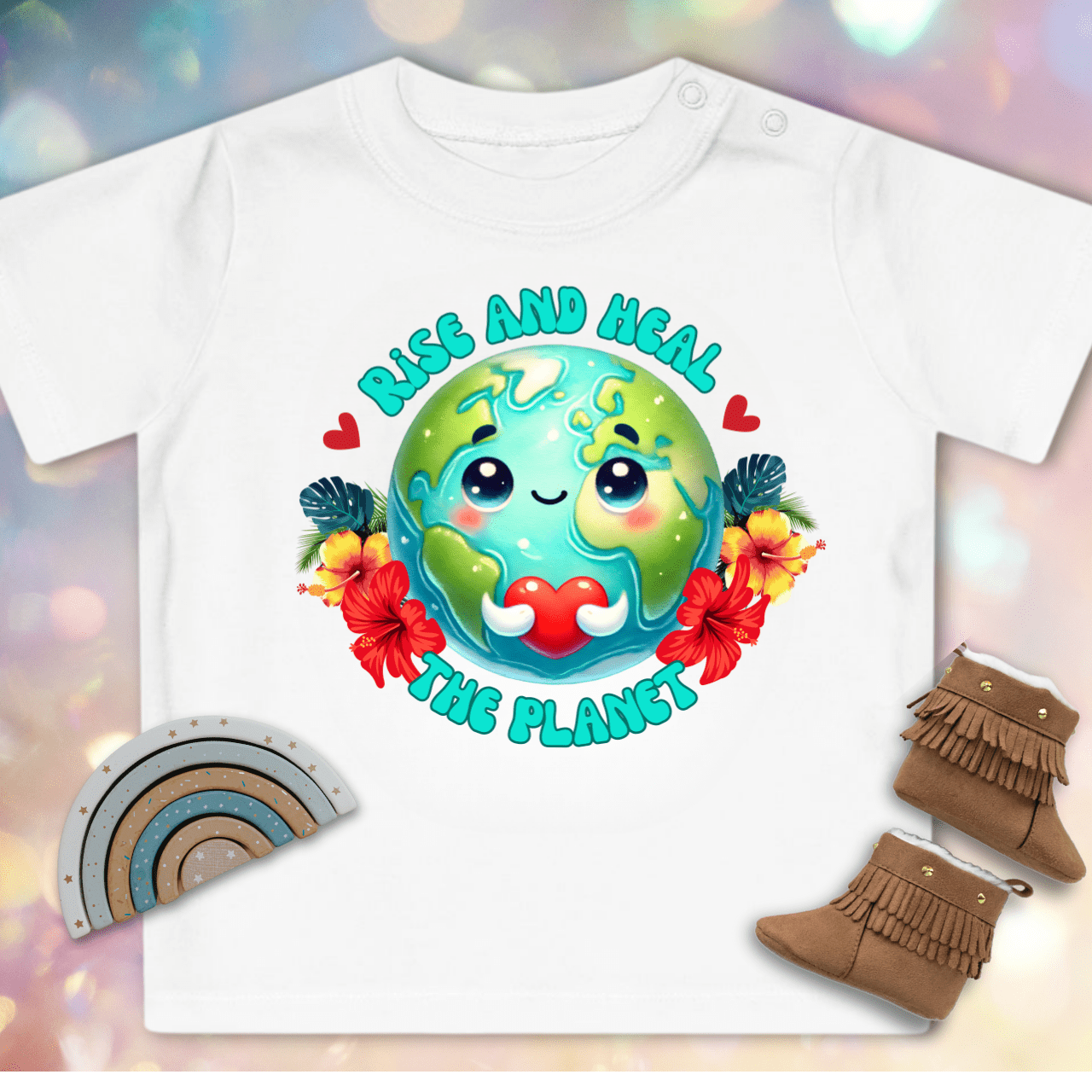 Rise and heal the planet - Organic Baby T-Shirt